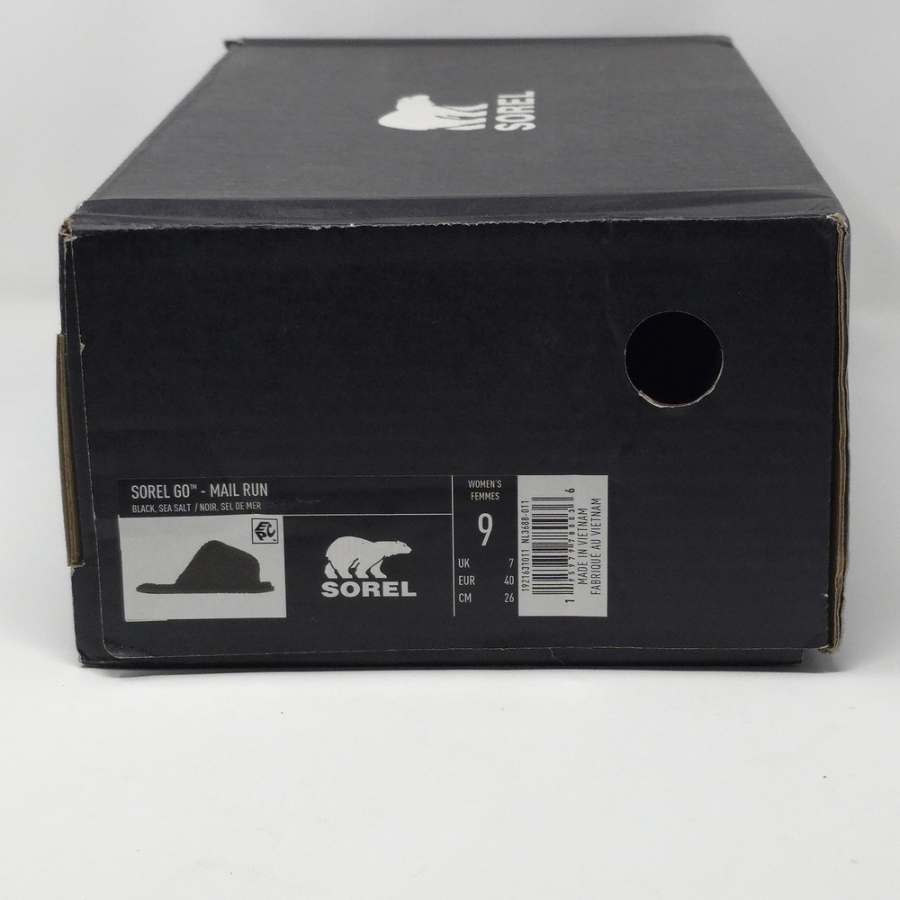 Sorel Go Mail Run Shoes - Black, Sea Salt - Picture 9 of 9
